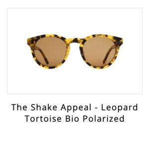 CRAP Eyewear "The Shake Appeal" Round Polarized Sunglasses DiscontinuedTortoise